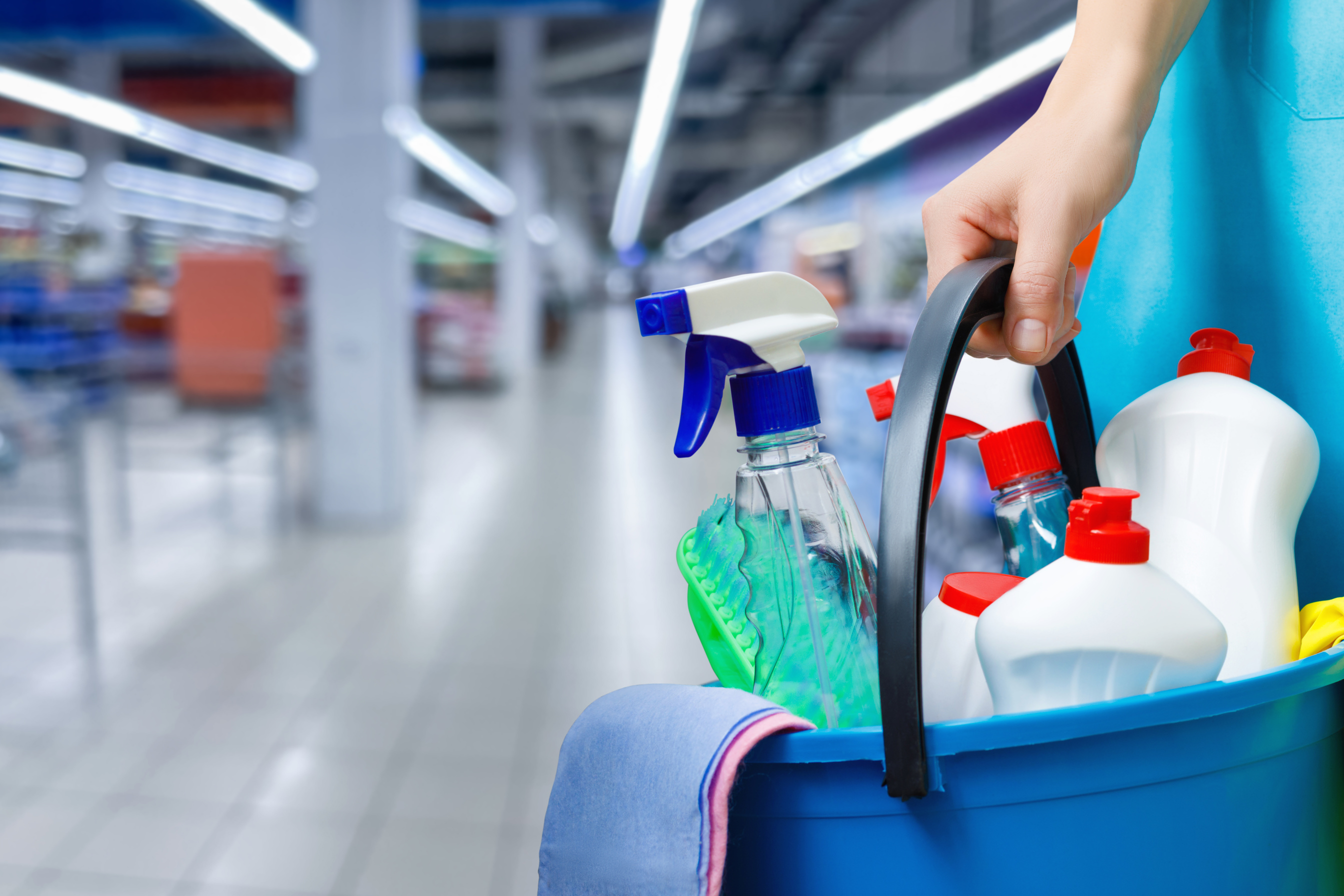 Cleaning service concept.
